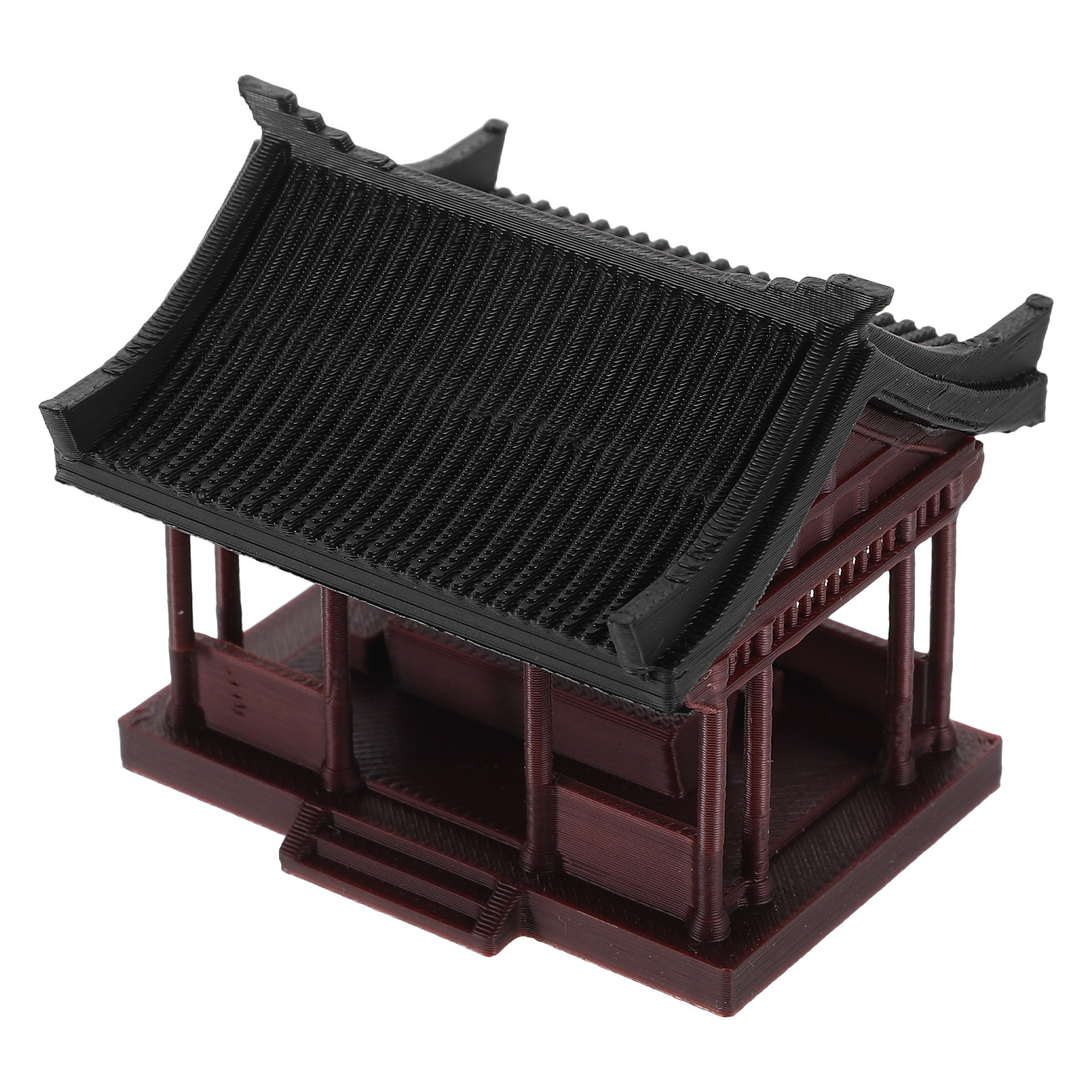 Bonsai Garden With Sand - Miniatuur Chinese Pagode Ornament voor Terrarium