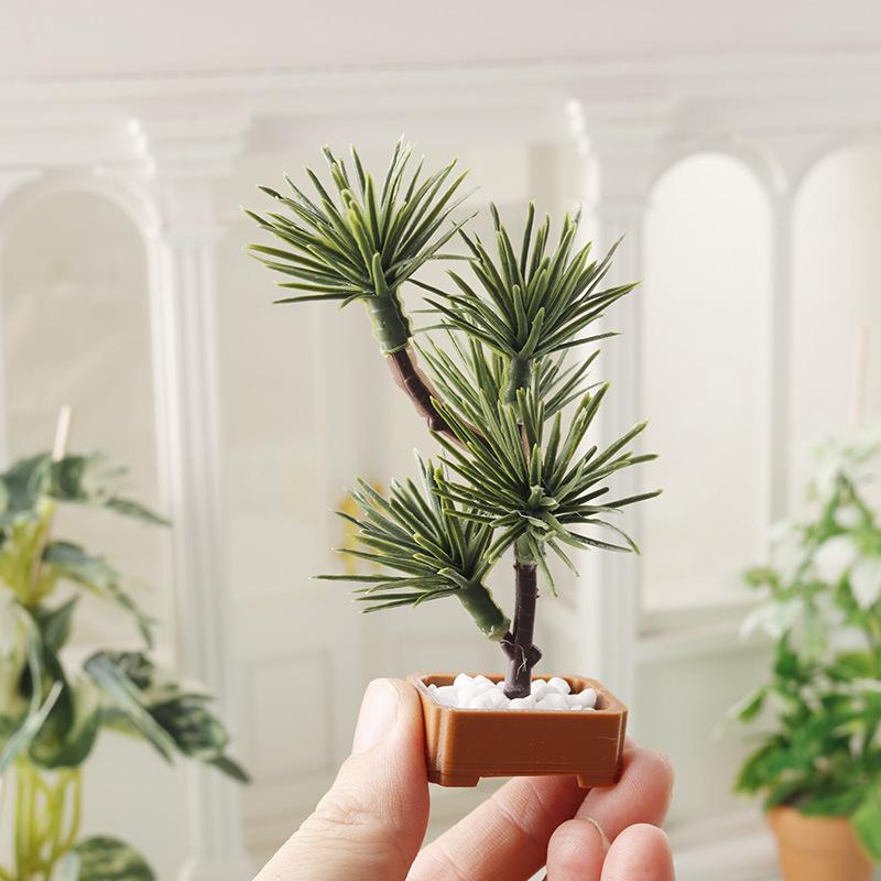 Us Bonsai Garden - 1 Stuks 1/12 Poppenhuis Simulatie Pijnboom