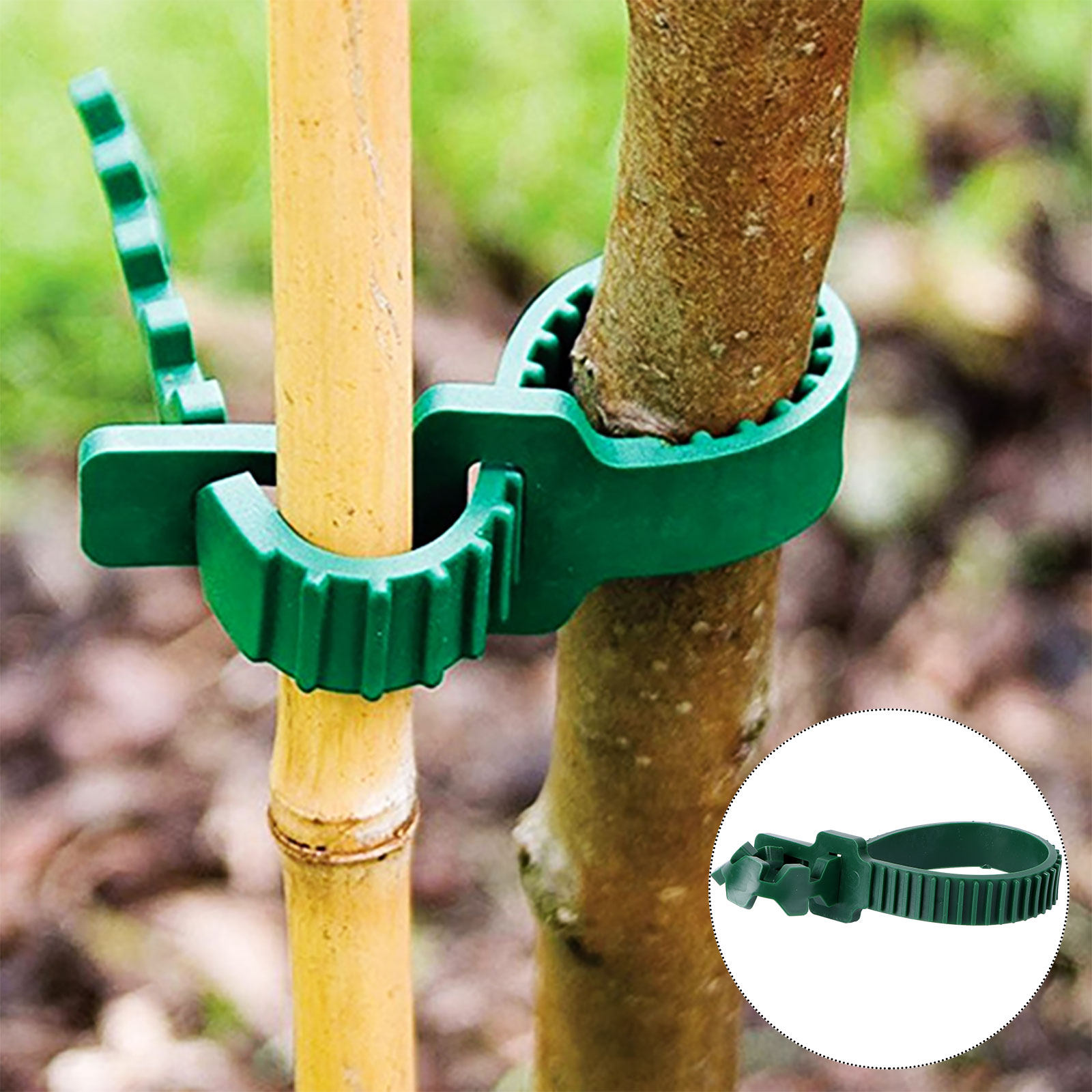 Us Bonsai Garden - 20 stuks wijnstokbevestigingsgesp tuinplantensteunclip PVC herbruikbare