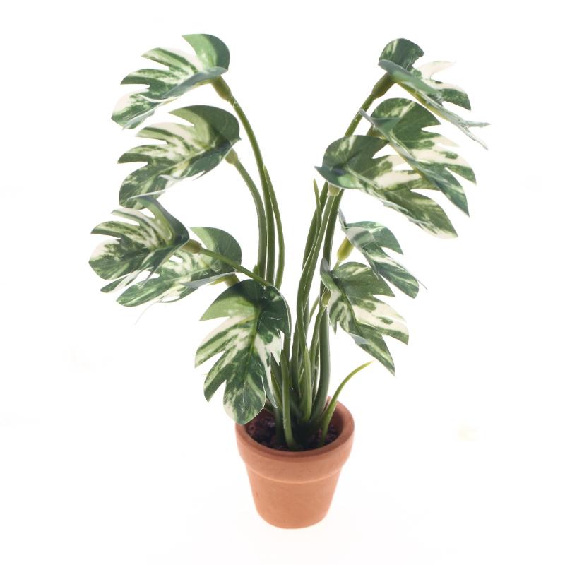 Us Bonsai Garden - New.1PC 1/12 Poppenhuis Simulatie Monstera Groene