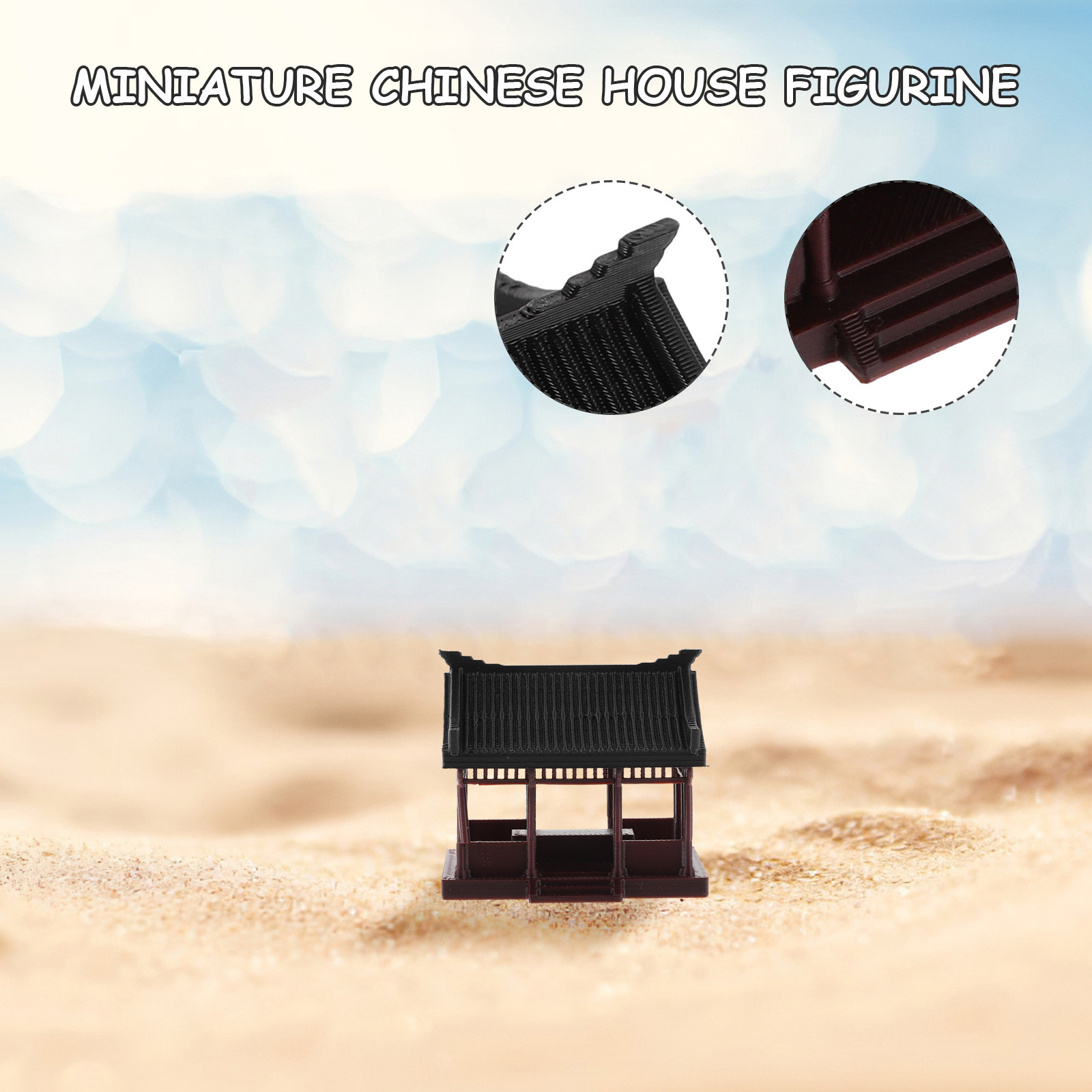 Miniatuur Chinese Pagode Ornam - Bonsai Garden With Sand recensie en prijs