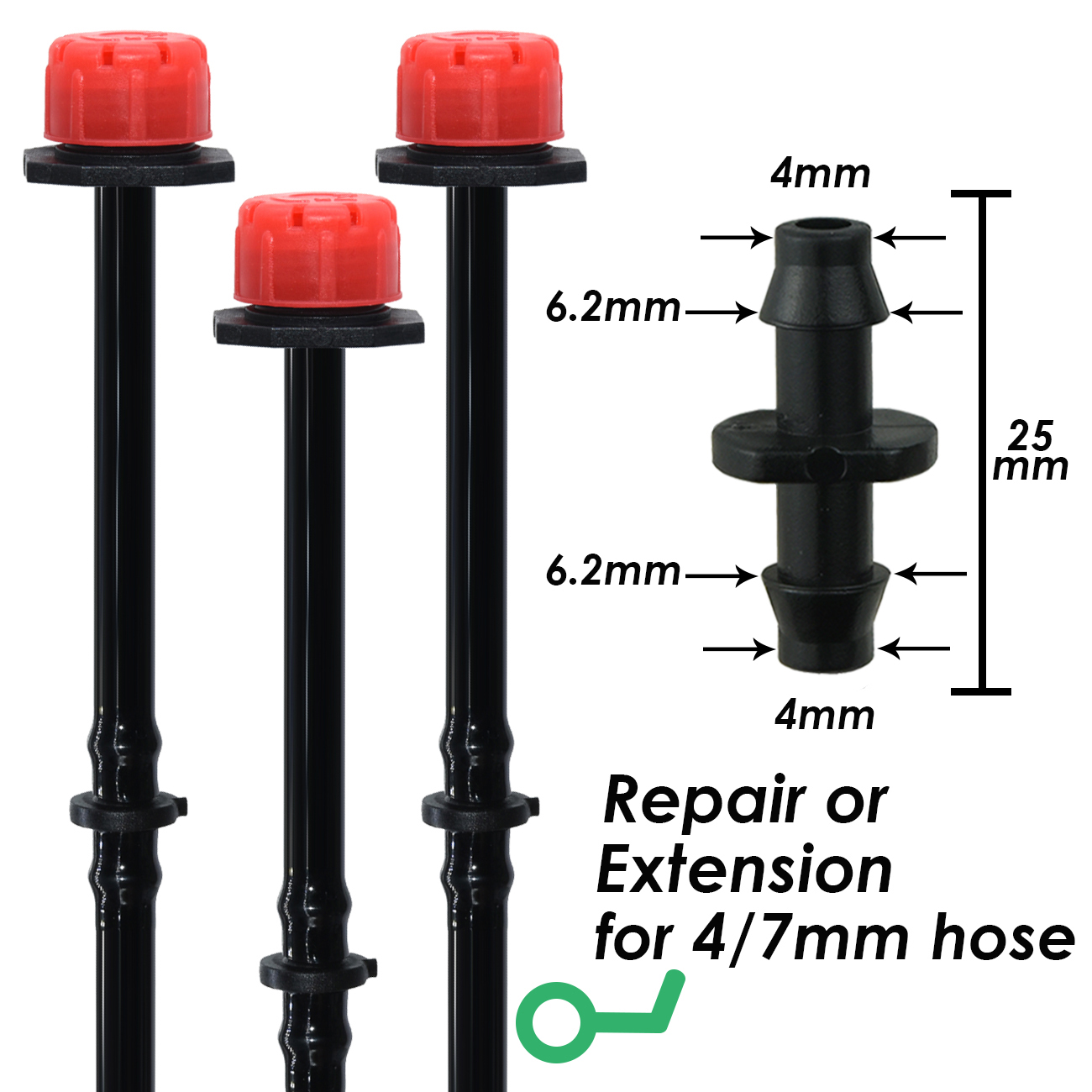 KESLA 50 stuks 1/4'' slangconn - Bonsai Garden Youtube recensie en prijs