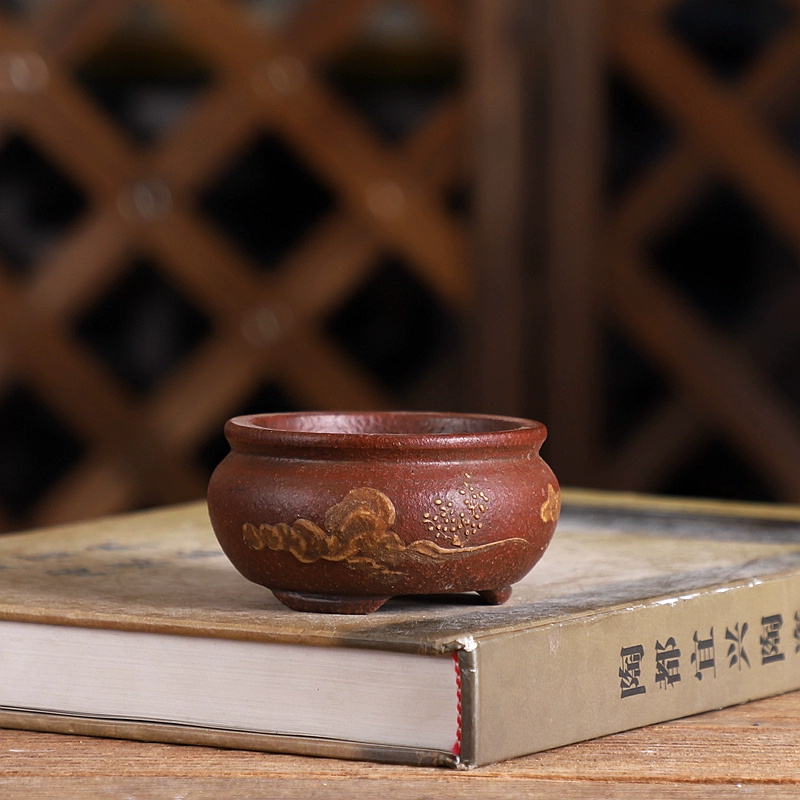 Paarse zand bonsai pot, tradit - Bonsai Garden With Sand recensie en prijs