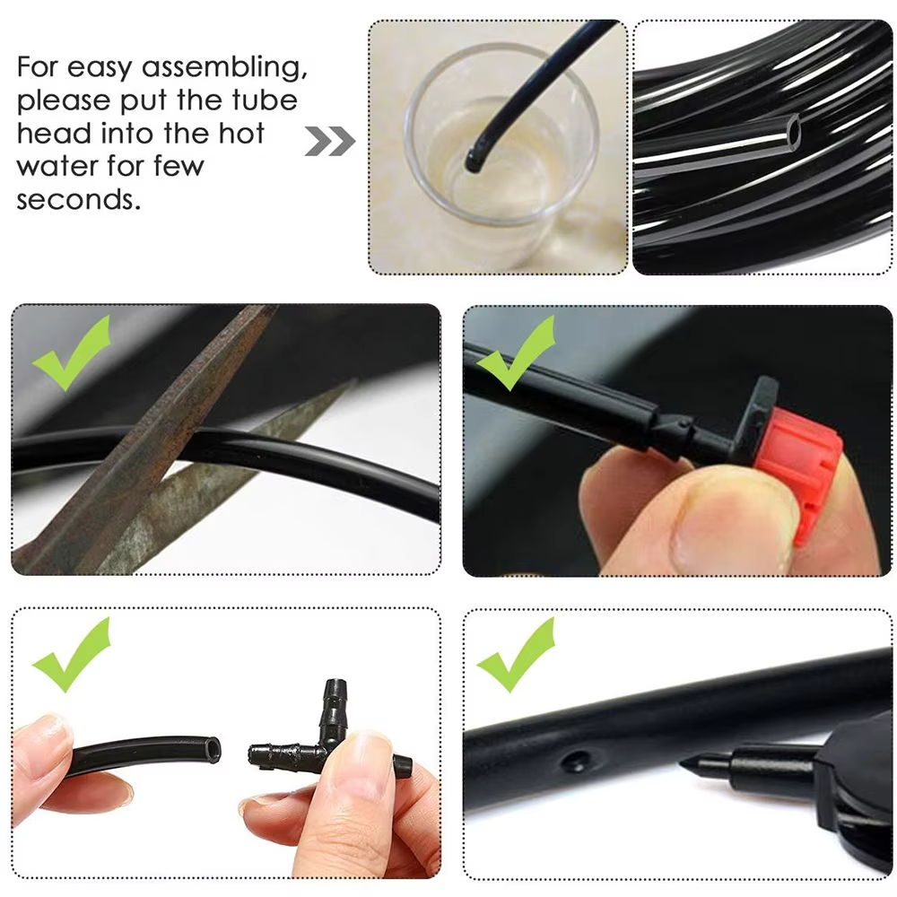 Tuin Watering 4/7mm Slang PVC  - Bonsai Garden Youtube recensie en prijs